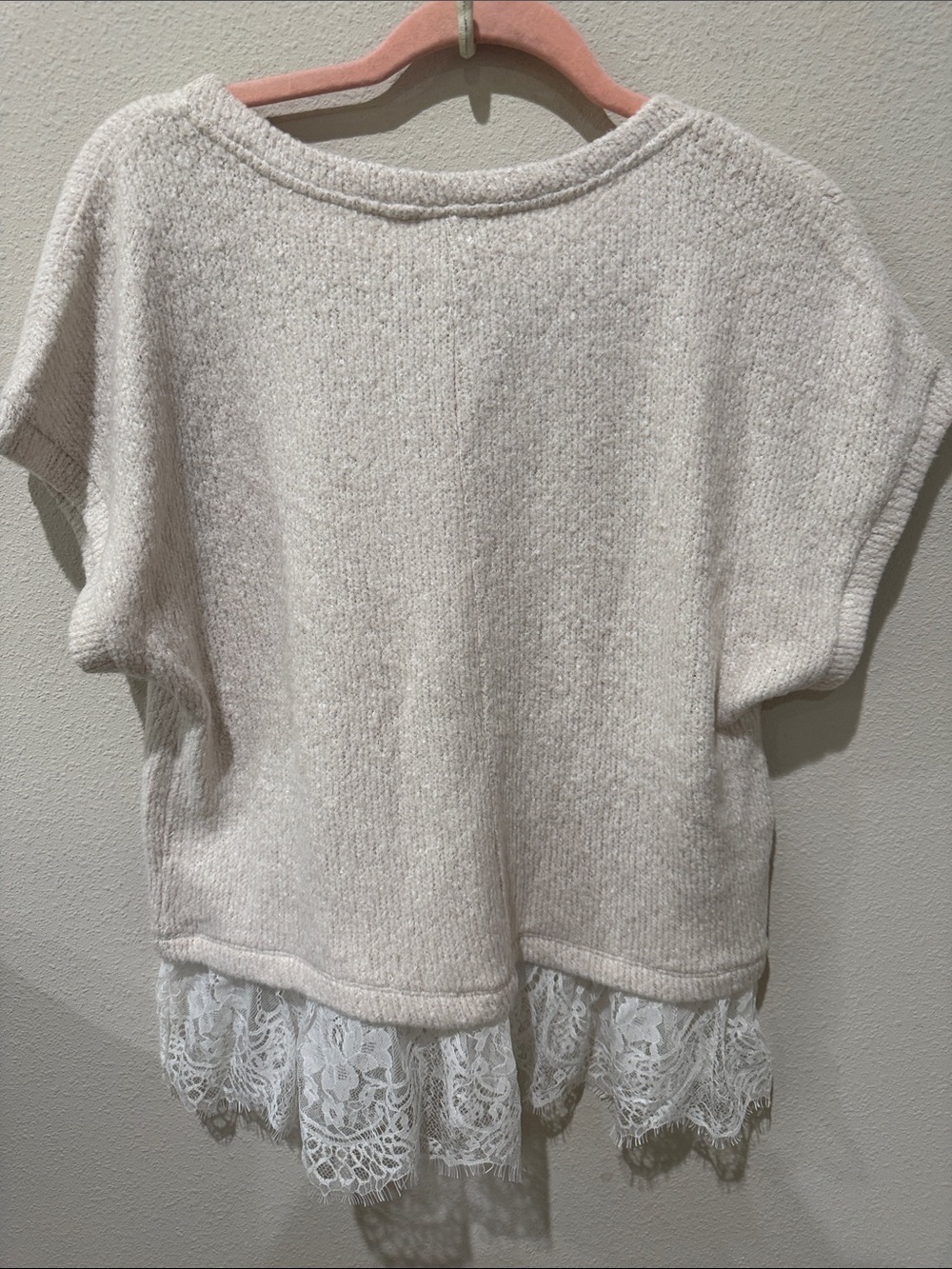 Maeve by Anthropologie Ruffled Lace Tee NWT - Picture 7 of 9